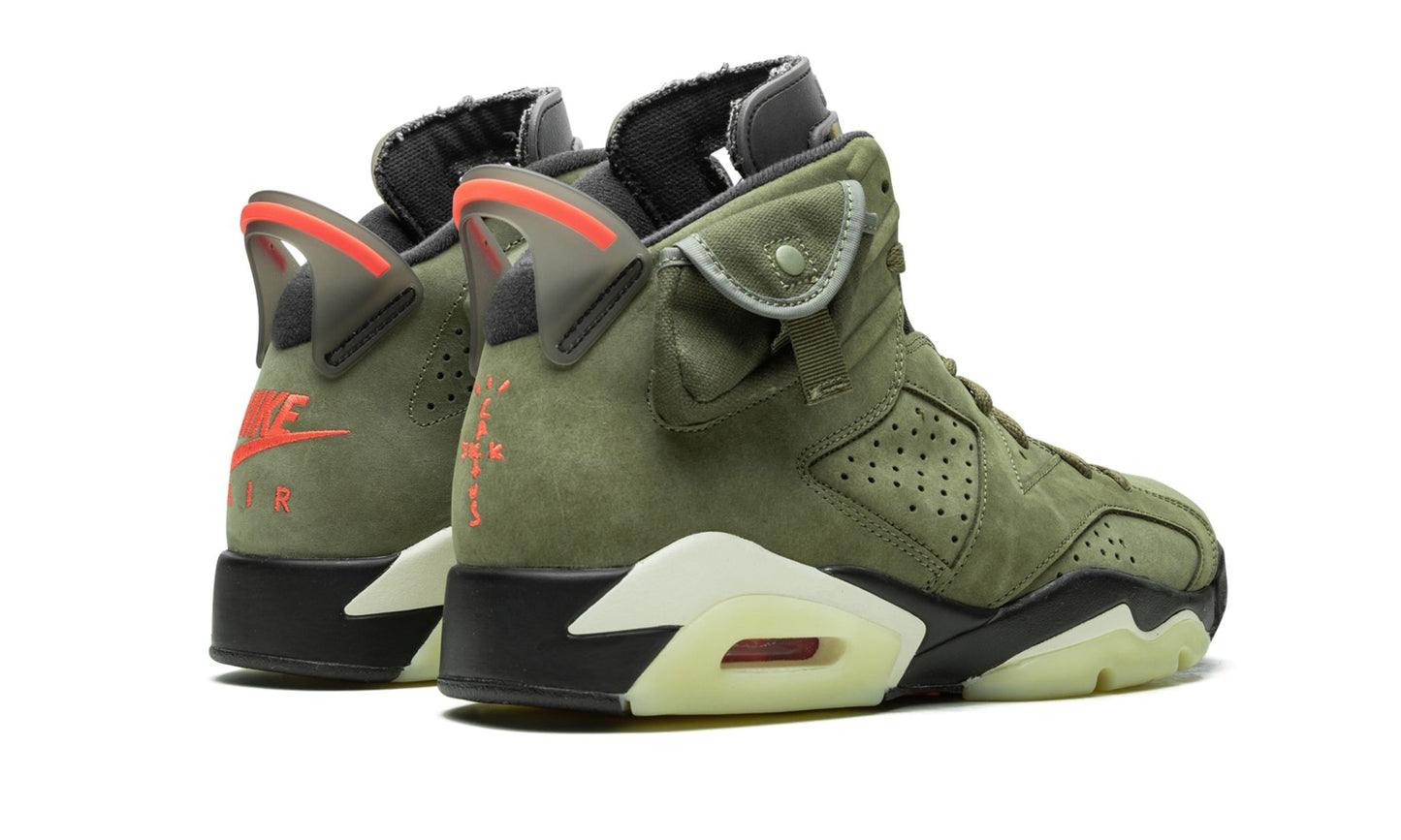 Air Jordan 6 Travis Scott Medium Olive